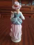 Порцеланова статуетка, старинна, бисквитен порцелан, снимка 2