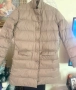 Дамско пухено яке –  светъл тауп , снимка 1