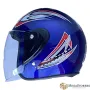 Каска за мотор скутер - 2415 - 4 Синьо, снимка 1