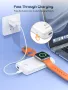 Външна батерия NEWDERY за Apple Watch, Вградени кабели, PD 20W (бяла, 10000 mAh), снимка 5