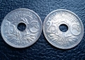 Стара монета 25 сантима 1938 г. и 1939 г. Франция - красиви !, снимка 5