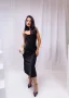 Черна дамска рокля , снимка 6