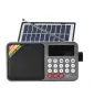Соларно портативно радио JOC H6108REC-S с Bluetooth, FM радио и MP3 плеър, снимка 2
