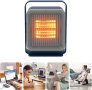 Персонален нагревател със защита от прегряване, 2 скорости, (син), снимка 5