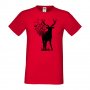 Мъжка тениска Deer Butterfly Елен Пеперуди,Изненада,Подарък,Празник , снимка 7