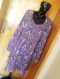 Светло лилава феерична рокля с дълъг ръкав ХЛ, снимка 2