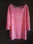 Розова тънка блуза машинно плетиво , снимка 1