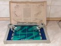 Стара руска настолна игра Морски бой пълен комплект с кутия, снимка 2