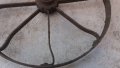 ковано масивно колело от каруца, двуколка, рало , снимка 13