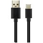 Зареждащ кабел CANYON UC-2, Type C USB 2.0, 2M, Черен SS30234, снимка 1