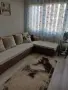 Ъглов диван с функция сън с две ракли за съхранение, снимка 3