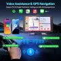 Нов Преносим 7" CarPlay екран за навигация, музика и огледален режим, снимка 3