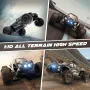 RC Високоскоростна 1:10 Hosim RC Monster Truck 48+ KMH 4X4 Off-Road RC , снимка 5