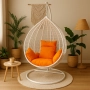 Люлка градинска висяща люлка тип гнездо,яйце–Промоция, снимка 3