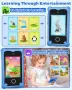 Нова Играчка телефон CKATE за деца 3-12 години с двоен фотоапарат игри, снимка 2