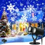 Двоен коледен проектор Coollamp със снежинки и таймер, снимка 1