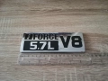 сребриста с черно емблема i-Force V8 5.7L за Toyota, снимка 2