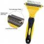 Двуредов Гребен с Въртящи Метални Зъбци Pet Dematting Comb, снимка 2