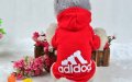 бебешко розова дрешка суичер анурак за куче мини порода Adidog Adidas