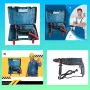 Перфоратор - 1100W с 2 патронника и SDS Plus дръжка - Комплект с куфар - kraftroyal, снимка 1