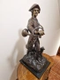 Превъзходна антикварна френска бронзова фигура статуетка пластика , снимка 5
