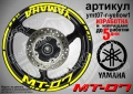 Yamaha MT-07 кантове + надписи за джанти, снимка 10