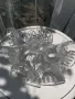 Кристални чаши за ликьор  Много елегантни, красива гравюра и страхотна игра със слънцето , снимка 5