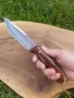 Висококачествен ловен нож D2,фултанг с кожена кания, снимка 5