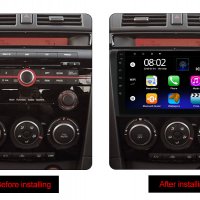Мултимедия, за Mazda 3, Двоен дин, 1, 2 BK, Навигация, дисплей 2 Дин, плеър 9“ екран, Android, Мазда, снимка 8 - Аксесоари и консумативи - 35136084