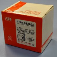 дефектнотокова защита ABB F364-63/0.03 residual current circuit breaker 63A, 30mA, снимка 11 - Резервни части за машини - 37238774