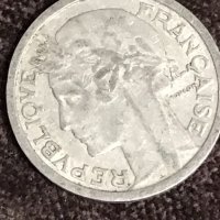 1 франк Франция 1948, снимка 2 - Нумизматика и бонистика - 35067768