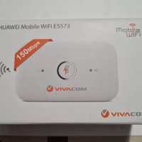 мобилен 4G wi-fi рутер на Виваком Huawei Е5573-бисквитка, снимка 7 - Друга електроника - 39444223