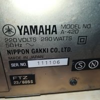 YAMAHA A-420 STEREO AMPLI-MADE IN JAPAN, снимка 17 - Ресийвъри, усилватели, смесителни пултове - 29274500