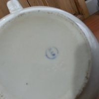 Стар български порцелан чайник, снимка 4 - Антикварни и старинни предмети - 39665198