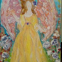 Картина "Ангел на Баланса", снимка 1 - Картини - 37981932