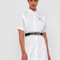 Бяла рокля Celine , снимка 1 - Рокли - 32078400