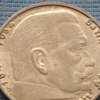 Сребърна монета 2 райхсмарки 1938г. Нацистка Германия с СХВАСТИКА 39639, снимка 9 - Нумизматика и бонистика - 42763360