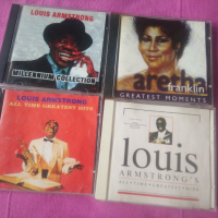  Aretha Franklin, Louis Armstrong, снимка 1 - CD дискове - 37737575