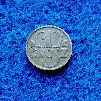 1 грош Полша 1936- много рядка монета, снимка 1 - Нумизматика и бонистика - 31955458
