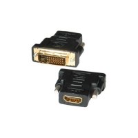 Букса преходна HDMI(ж)/DVI 25pin(м), снимка 1 - Кабели и адаптери - 42530528