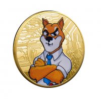 Shiba Inu The boss coin / Шиба Ину монета ( SHIB ) - Gold, снимка 3 - Нумизматика и бонистика - 38871289