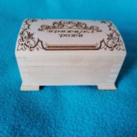 Лазерно гравиране - дървена кутийка, снимка 4 - Подаръци за жени - 35237939