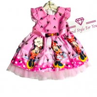 Детска рокля Мини Маус, Елза, Еднорог  80,92см, снимка 2 - Бебешки рокли - 40222365