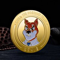 Шиба Ину монета / Shiba Inu: The Dogecoin Killer coin ( SHIB ) - Gold, снимка 3 - Нумизматика и бонистика - 38846618