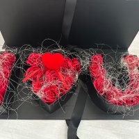 Кутии за св. Валентин с рози, снимка 3 - Подаръци за жени - 44273020