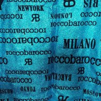 Италианска блузка с блясък ROCCOBAROCCO, снимка 3 - Тениски - 29452081