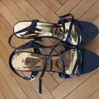 Черни обувки Max moda, снимка 2 - Дамски обувки на ток - 33897223