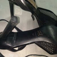 Eлегантни кожени обувки / сандали на ток  Vergelio , снимка 9 - Дамски елегантни обувки - 29342295