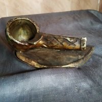 стар метален пепелник, снимка 2 - Антикварни и старинни предмети - 29987729