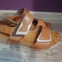 Дамски сандали естествена кожа, снимка 3 - Сандали - 36908758